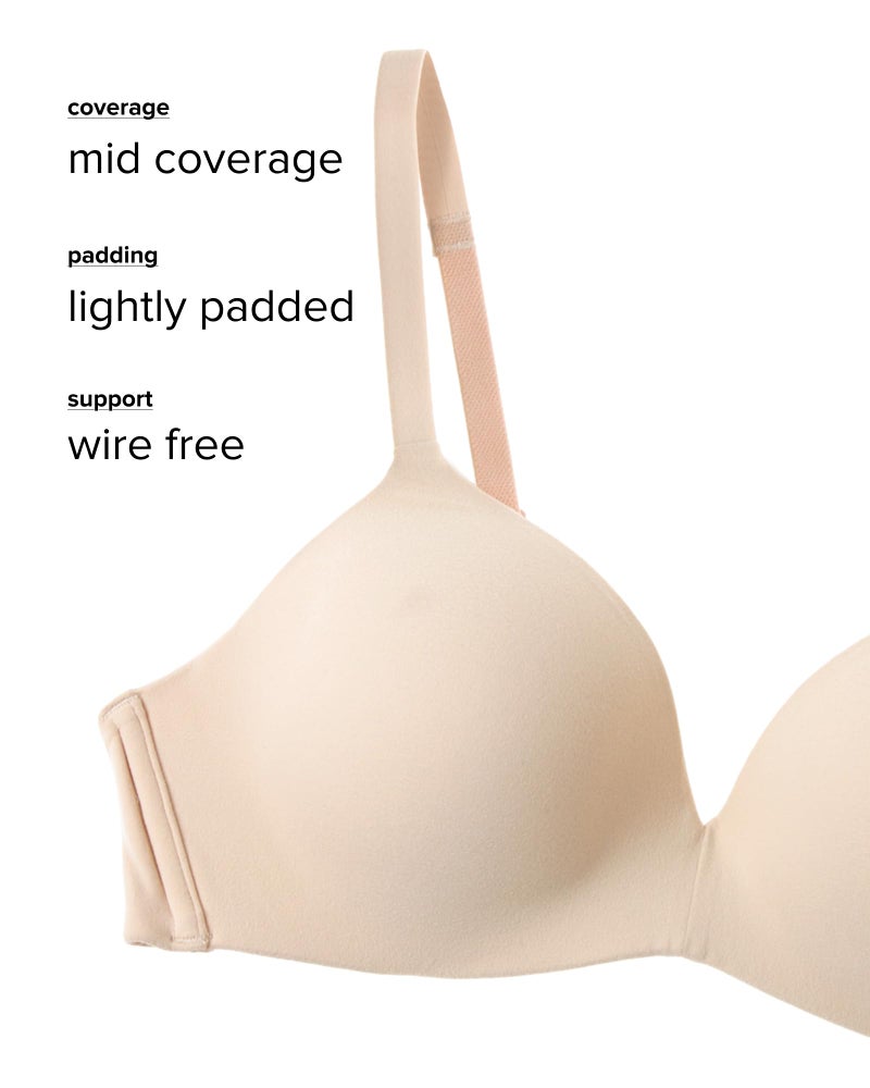 Wacoal Women's How Perfect Wire Free Bra, Black, 34D - Image 4